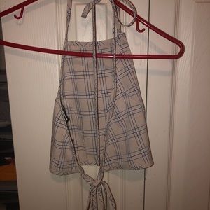 Forever 21 plaid tank top